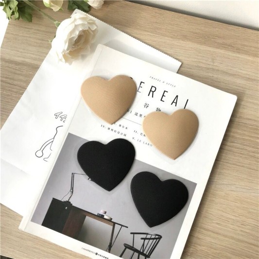 爱心型硅胶透气防凸点胸贴